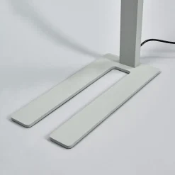 Arcchio LED-gulvlampe til kontor Jolinda, sølv, 4 000 K, sensor