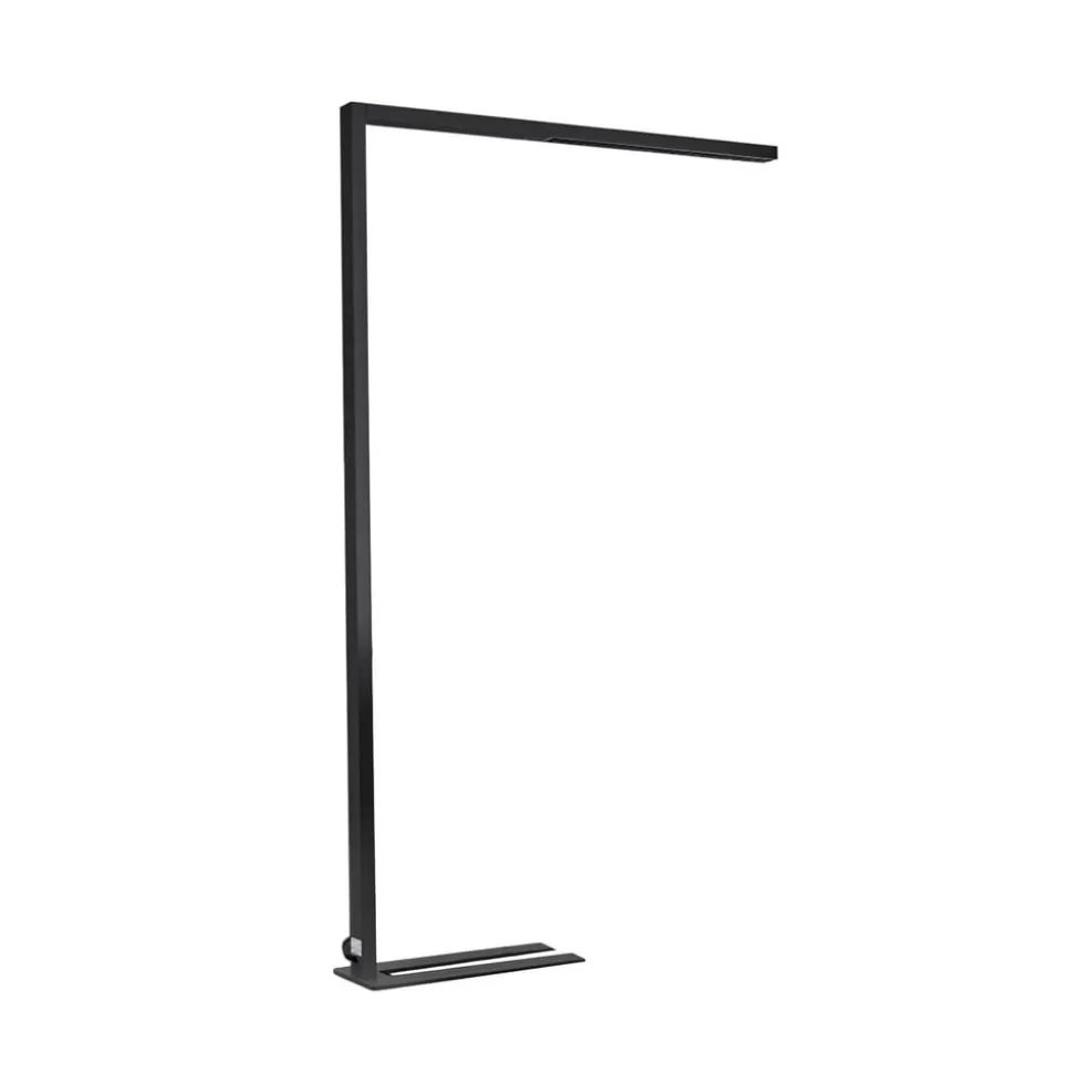 Arcchio LED-gulvlampe til kontor Jolinda, sett med 2, svart, 4 000K