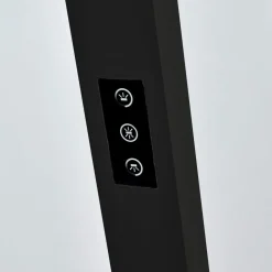 Arcchio LED-gulvlampe til kontor Jolinda, sett med 2, svart, 4 000K