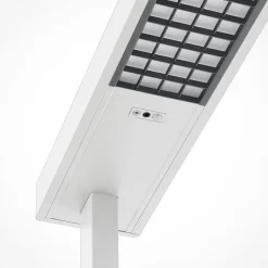 Arcchio LED-gulvlampe til kontor Susi, hvit, sensor, berøringsdimmer