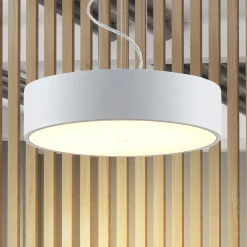 Arcchio LED-hengelampe Noabelle, Ø 40 cm, hvit, metall