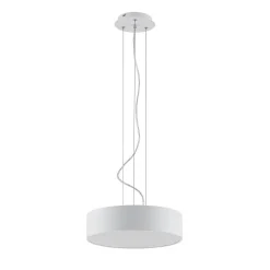Arcchio LED-hengelampe Noabelle, Ø 40 cm, hvit, metall