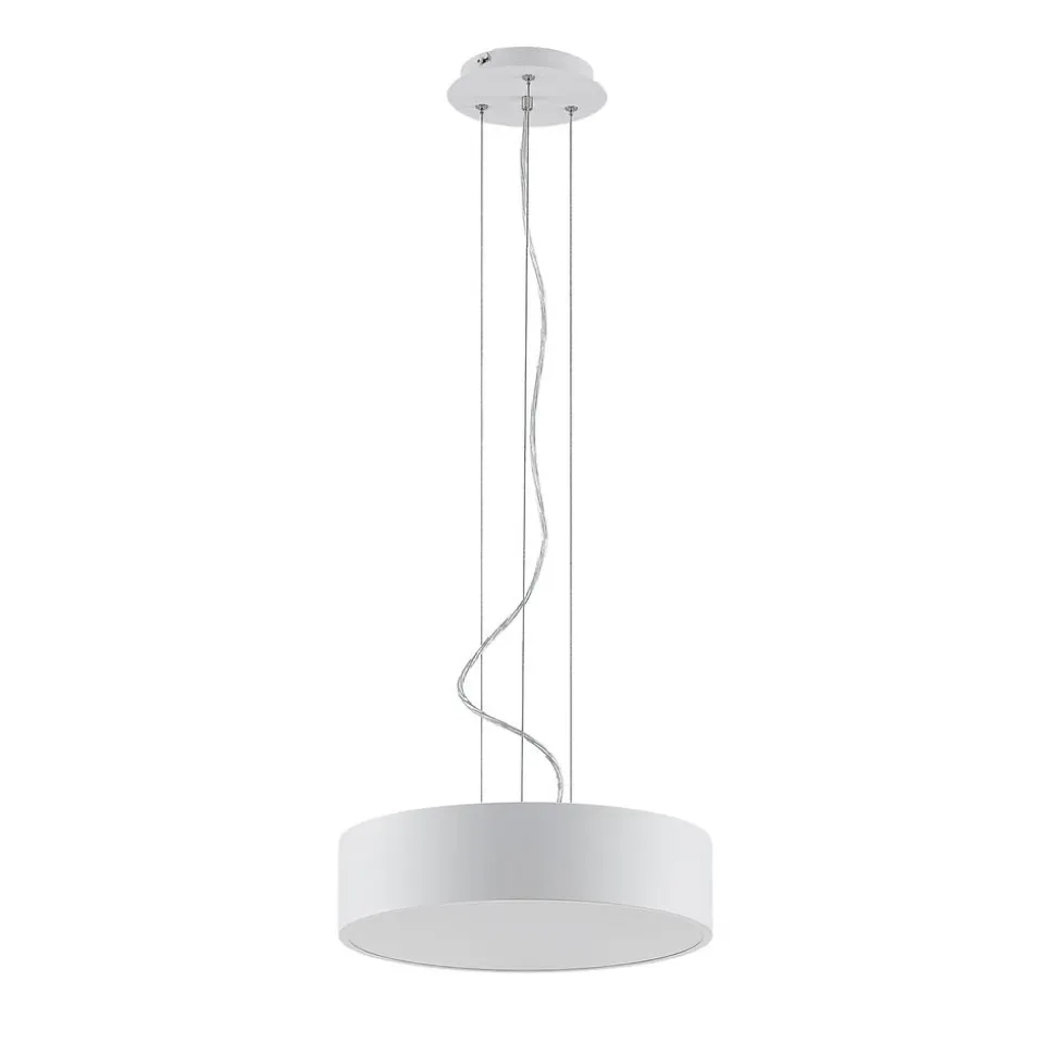 Arcchio LED-hengelampe Noabelle, Ø 40 cm, hvit, metall