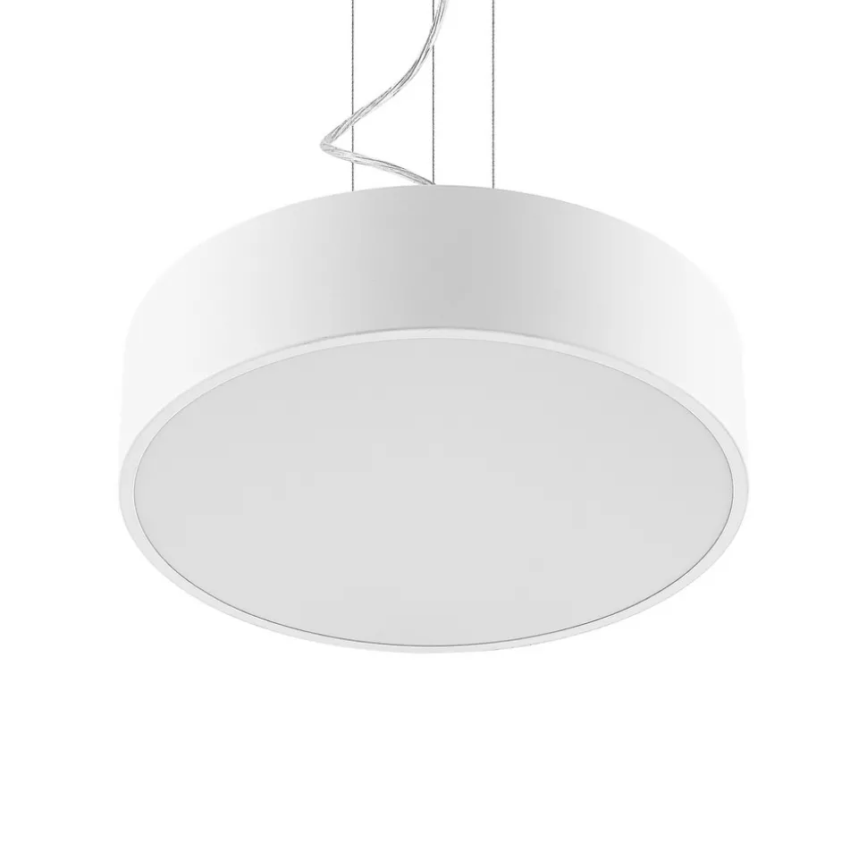 Arcchio LED-hengelampe Noabelle, Ø 40 cm, hvit, metall