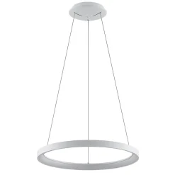 Arcchio LED-hengelampe Vivy, Ø 58 cm, hvit, metall