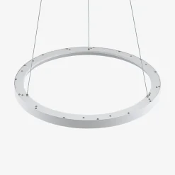 Arcchio LED-hengelampe Vivy, Ø 58 cm, hvit, metall