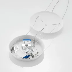 Arcchio LED-hengelampe Vivy, Ø 58 cm, hvit, metall