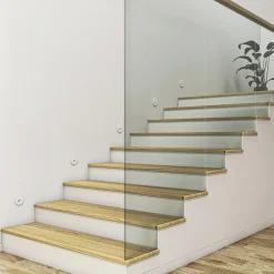 Arcchio LED-innbyggingslampe Vexi, Ø 7,5 cm, hvit, aluminium, CCT