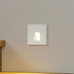 Arcchio LED-innbyggingslampe Vexi, 7,5 cm x 7,5 cm, sølv, CCT