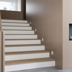 Arcchio LED-innbyggingslampe Neru, 7 cm, hvit, kantet, sensor