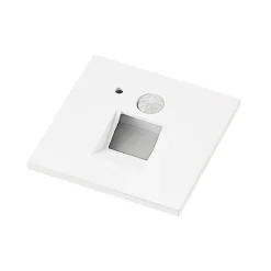 Arcchio LED-innbyggingslampe Neru, 7 cm, hvit, kantet, sensor