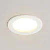 Arcchio LED-innfellingslampe Milaine, Ø 10 cm, hvit, dimbar