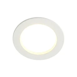 Arcchio LED-innfellingslampe Milaine, Ø 10 cm, hvit, dimbar