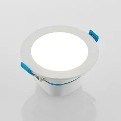 Arcchio LED-innfellingslampe Milaine, Ø 10 cm, hvit, dimbar