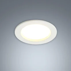 Arcchio LED-innfellingslampe Milaine, Ø 10 cm, hvit, dimbar