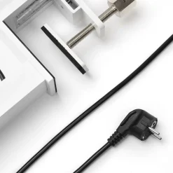 Arcchio LED-klemmelampe Jolinda, hvit, metall, dimbar