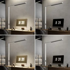 Arcchio LED-klemmelampe Jolinda, hvit, metall, dimbar