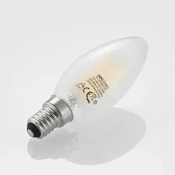Arcchio LED-mignonpære E14, 4 W, 2700 K, dimbar, sett med 2 stk