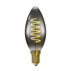 Arcchio LED-mignonpære, E14, 4,9 W, røykgrå, 1800 K