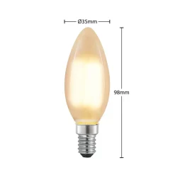 Arcchio LED-mignonpære E14, 4 W, matt, 2700 K, dimbar