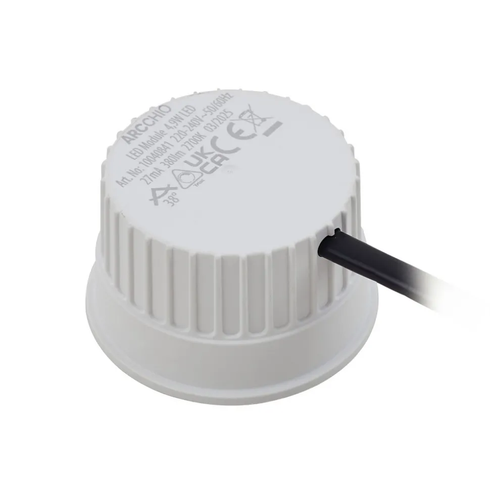 Arcchio LED-modul, GU10, 4,9W, 380lm, hvit, 2700K, dimbar