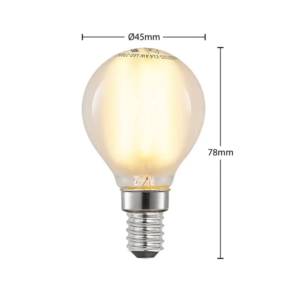 Arcchio LED-pære, dråpepære, E14, 4W, matt 2700K