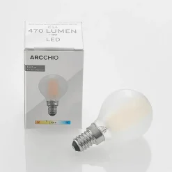 Arcchio LED-pære, dråpepære, E14, 4W, matt 2700K