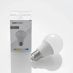 Arcchio LED-pære E27 A60 8W opal 3 000K 806lm