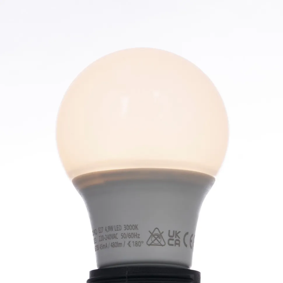 Arcchio LED-pære E27 A60 4,9W opal 3000K 480 lm