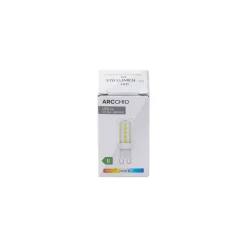 Arcchio LED-pære, G9, 3 000 K, 2 W, klar, 370 lm