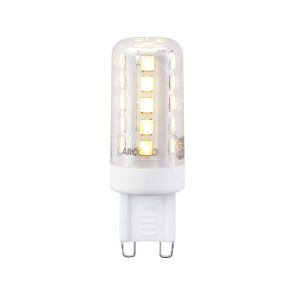 Arcchio LED-pære, G9, 3000 K, 2,6 W, klar, 485 lm