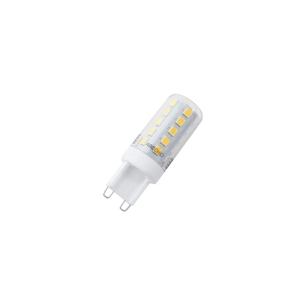 Arcchio LED-pære, G9, 3000 K, 2,6 W, klar, 485 lm