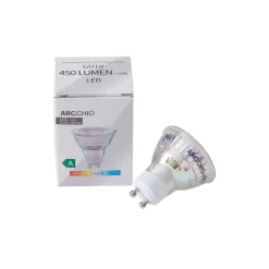 Arcchio LED-pære GU10 2,5W 2700K 450lm glass sett med 5 stk