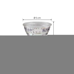 Arcchio LED-pære GU10 4,7W 2700K 850lm glass sett med 3 stk