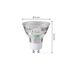 Arcchio LED-pære GU10 2,5W 2700K 450lm glass sett med 2 stk