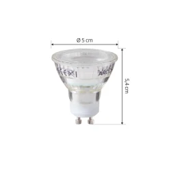 Arcchio LED-pære GU10 2,5W 6500K 450lm glass sett med 10 stk