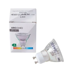 Arcchio LED-pære GU10 2,5W 6500K 450lm glass sett med 10 stk