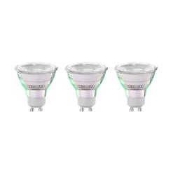 Arcchio LED-pære GU10 2,5W 6500K 450lm glass sett med 3 stk