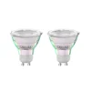 Arcchio LED-pære GU10 2,5W 4000K 450lm glass sett med 2 stk