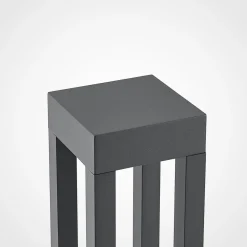 Arcchio LED-pullertlampe Lienna, 90 cm, grå, metall, IP65