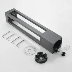 Arcchio LED-pullertlampe Lienna, 90 cm, grå, metall, IP65