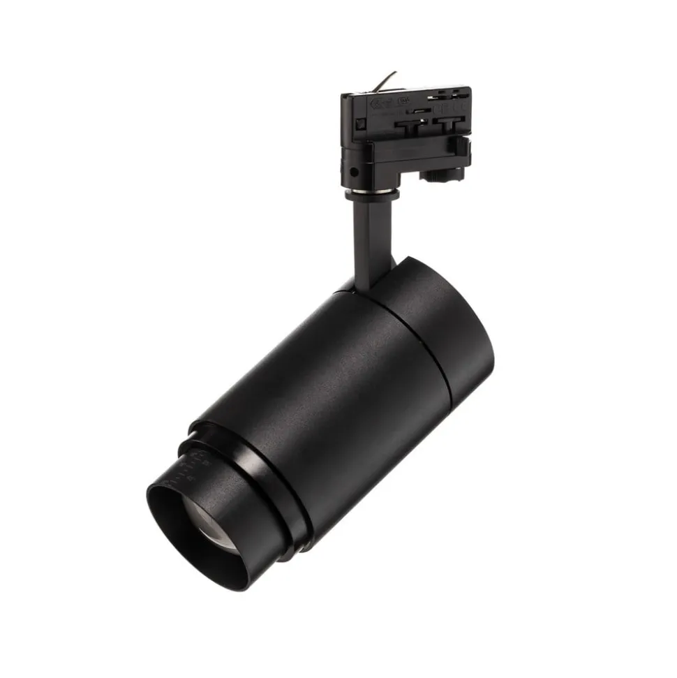 Arcchio LED-skinnespotlight Nanna, 3000K, svart, DALI