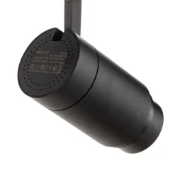 Arcchio LED-skinnespotlight Nanna, 3000K, svart, DALI