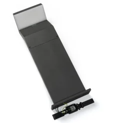 Arcchio LED-sokkellampe Havin, antrasitt, metall, 60 cm