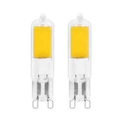 Arcchio LED-stiftpære, G9, 4W, 2700K, sett med 2 stk