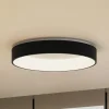 Arcchio LED-taklampe Aleksi, Ø 60 cm, svart, metall, CCT