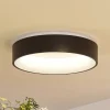 Arcchio LED-taklampe Aleksi, Ø 45 cm, svart, metall, CCT