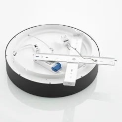 Arcchio LED-taklampe Aleksi, Ø 45 cm, svart, metall, CCT