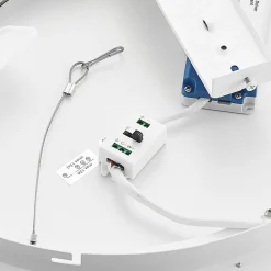 Arcchio LED-taklampe Aleksi, Ø 45 cm, svart, metall, CCT