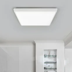 Arcchio LED-taklampe Augustin, 40 x 40 cm, hvit, IP54